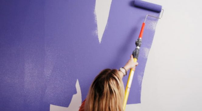 Интересные идеи покраски стен водоэмульсионной краско